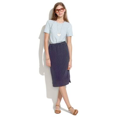 Silk Dot Skirt