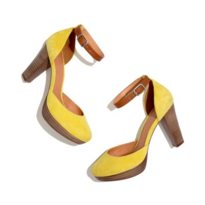The Two-Tone Platform in Suede