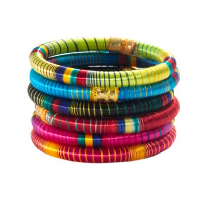 Cara Accessories&trade; Striped Bangle