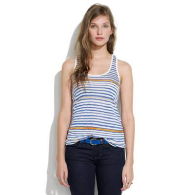 Striped Drape Tank