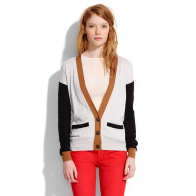 Colorblock Cornershop Cardigan