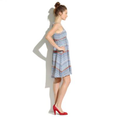 Striped Silk Riverbank Dress