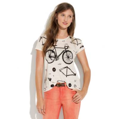 Linen Bicycle Tee