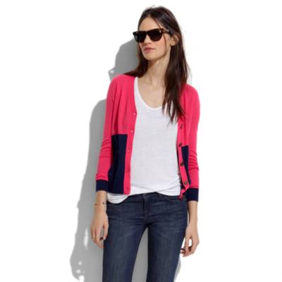 Colorblock Heartnote Cardigan