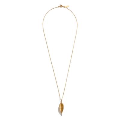 Feather Pendant Necklace