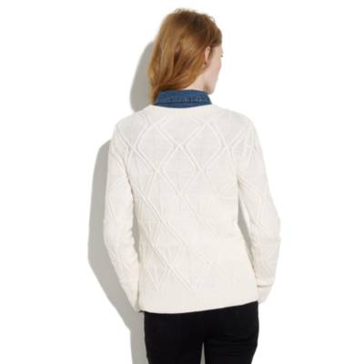 Cablecross sweater