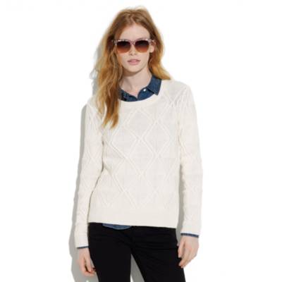 Cablecross sweater