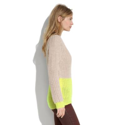 Colorblock Bookmark Sweater