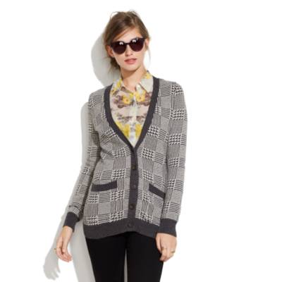 Houndstooth Cardigan