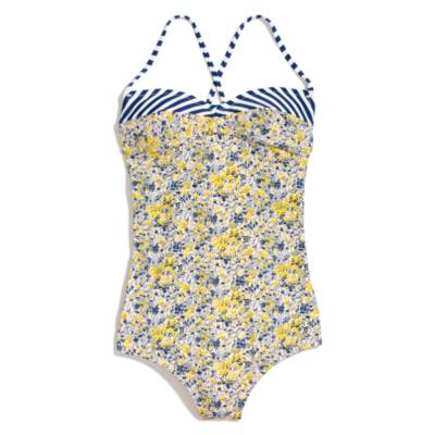 Cross-back Tanksuit in Mixed Motif