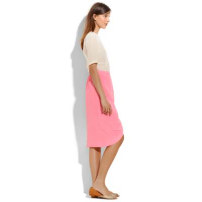 Silk Cutaway Skirt