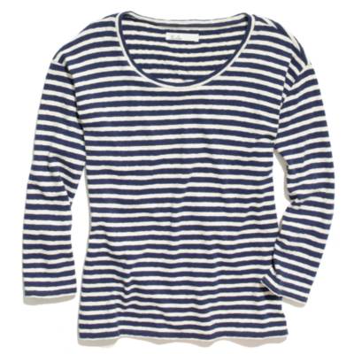 Pencil-Stripe Pullover