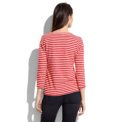 Pencil-Stripe Pullover