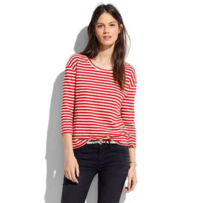Pencil-Stripe Pullover