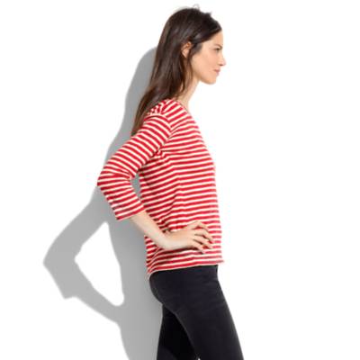 Pencil-Stripe Pullover