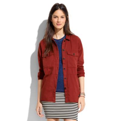 Herringbone Shirt-Jacket