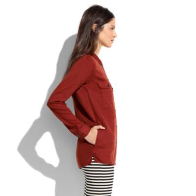 Herringbone Shirt-Jacket