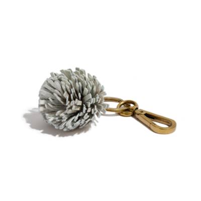 Pom-Pom Key Chain in Snakeprint